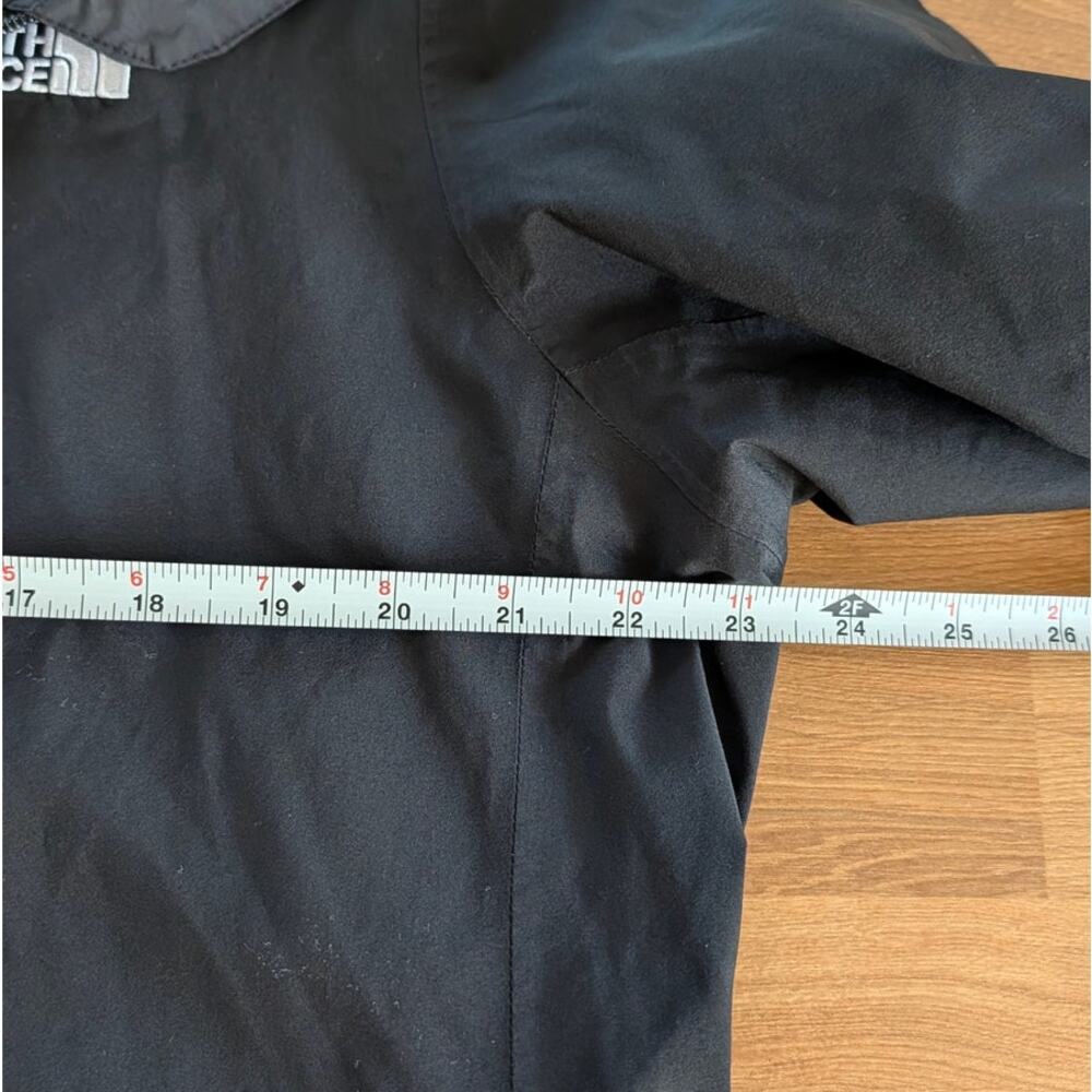 The North Face TNF City Breeze Rain Parka Jacket Womens XL Black Hooded - Picture 7 of 13